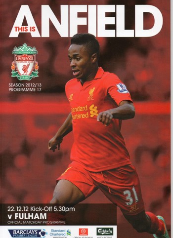 Match programme